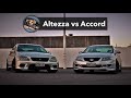 Toyota Altezza vs Honda Accord - JDM Sedan Faceoff