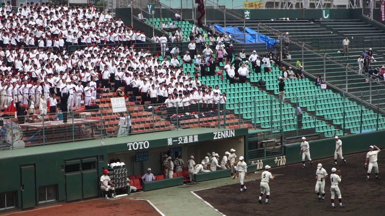 東筑高校　試合前　校歌（2015小倉・東筑定期戦）