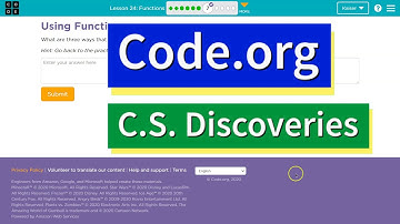 Code.org Functions Lesson 25.6  | Tutorial with Answers | Unit 3 CS Discoveries