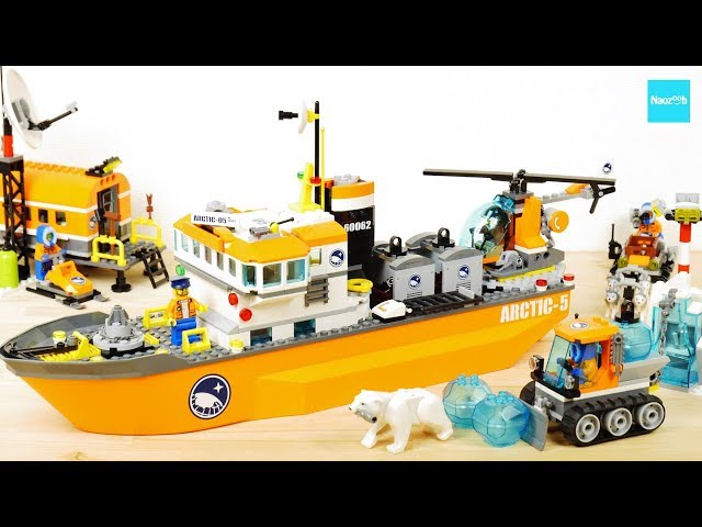 modstand gullig Kedelig Lego City ice breaker ship 60062 Build & Review - YouTube