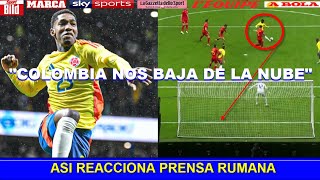 🔥 ASI REACCIONA PRENSA RUMANA a VICTORIA de COLOMBIA vs RUMANIA AMISTOSO