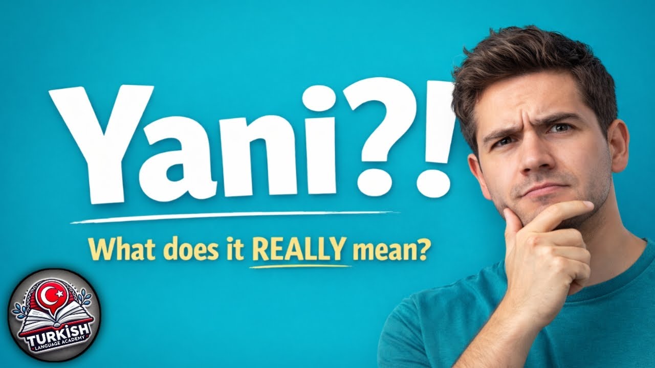 Yani in Turkish 🇹🇷 | Real Meaning, Uses & Native Examples (STOP Translating Literally!)