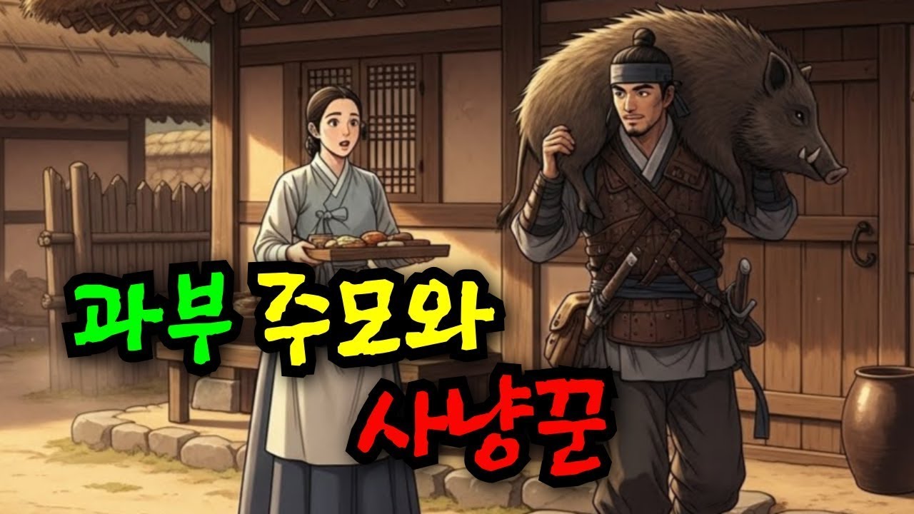 과부 주모와 사냥꾼 총각… 운명이 뒤엉킨 뜻밖의 인연 | 야담·민담·전설·설화·옛날이야기