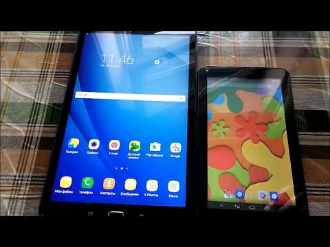 Распаковка и первое включение Samsung Galaxy Tab A6 10.1 T585 4G LTE