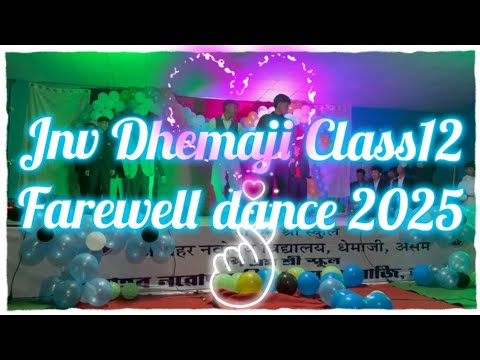 JNV DHEMAJI || Class 12 Boys Farewell Dance || 2025 - YouTube