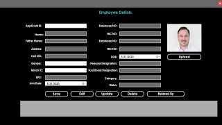 C# - Employee and Reference details (Human Resource Management System part 4)