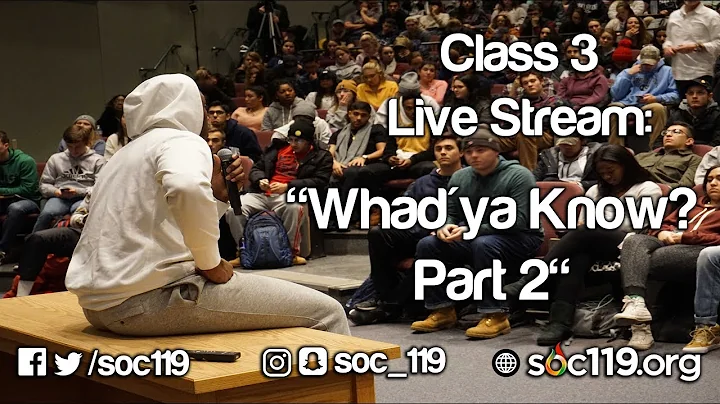 Whad'ya Know? (Part 2) | The N-Word | MeToo | White Nationalism | 19SP Class #3 Full Lecture