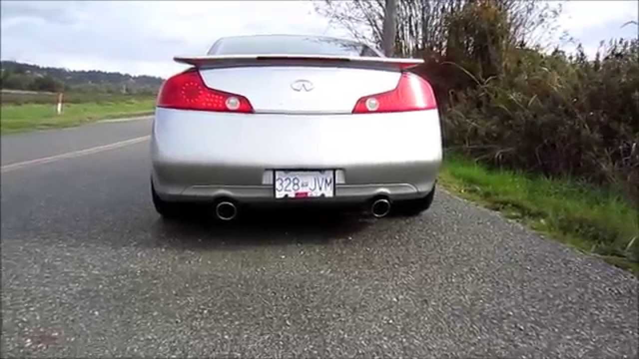 2005 Infiniti G35 Exhaust (Stock) | AnthonyJ350 - YouTube