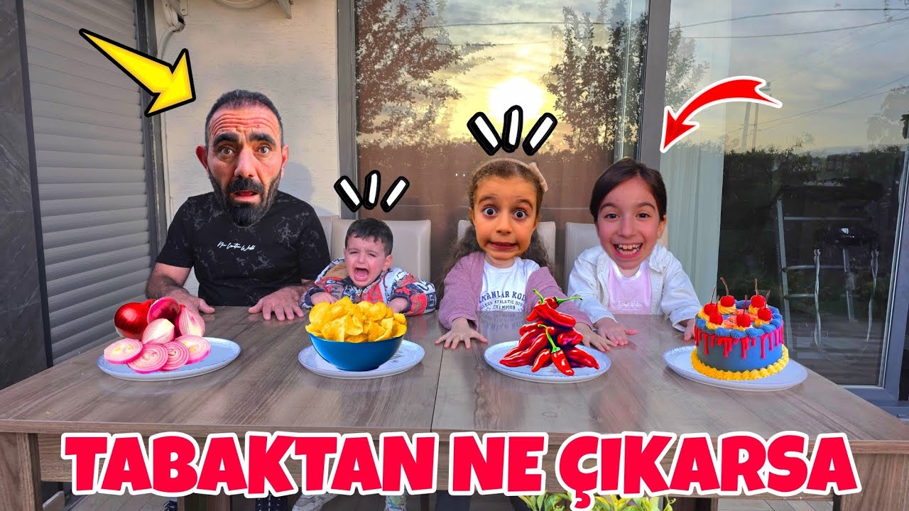 POYRAZ ELİF BABASI TABAKTAN NE ÇIKARSA OYNADIK!!