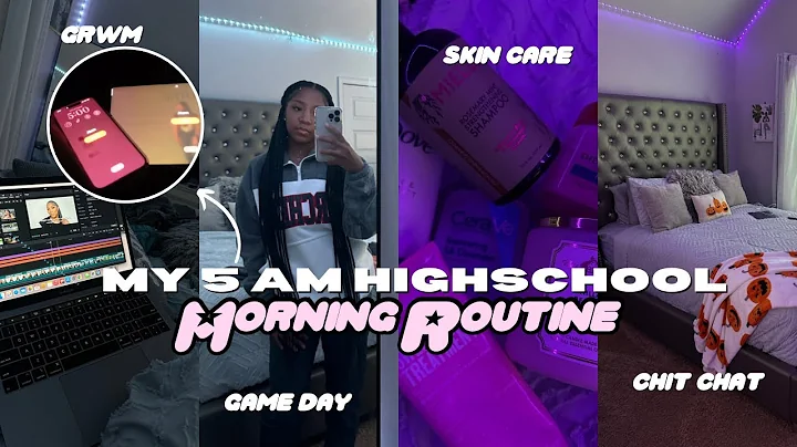 MY REALISTIC 5AM HIGH SCHOOL MORNING ROUTINE|grwm/chitchat,skin care, etc| JordynBriyahna