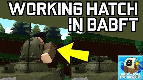 Build A Boat TANK HATCH Tutorial (UPDATED)