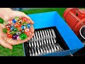 Shredding Glasses Balls | Best Shredding Experiments