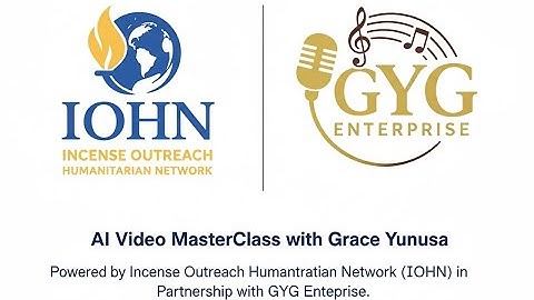 AIVideoMasterClass@GraceYunusa Empowering Communities through digital innovation.#humanitarian work