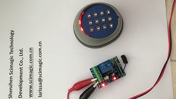 433.92mhz wireless Digital Keypads for 1 Channel Receiver