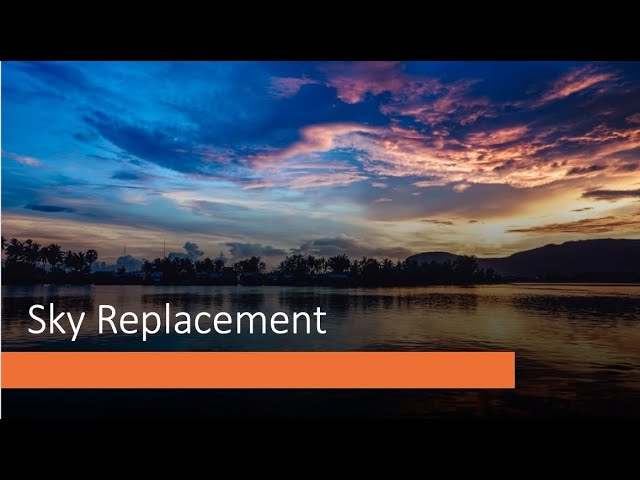 How to replace sky in photoshop?