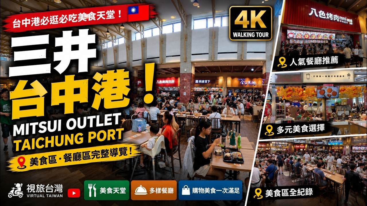 三井OUTLET台中港美食全攻略!美食街必吃餐廳一次看|Mitsui Outlet Park Taichung Food Guide 縮圖