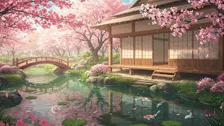 Soft Pop Acoustic Lofi – Peaceful, Healing, & Relaxing Study Music under Cherry Blossom screenshot 5