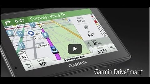 Garmin DriveSmart 50 Plan A Trip Demo #4 720p