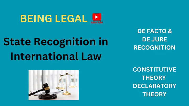 Recognition of state in public international law