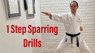 Karate workout: one step sparring drills