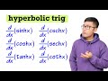 Derivatives of all hyperbolic functions proofs