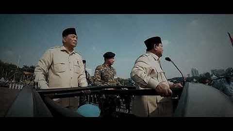 Upacara HUT Ke 80 TNI di Monas