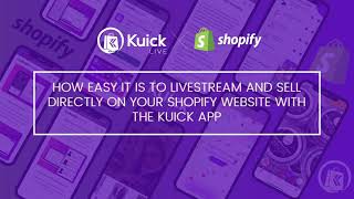 Livestream & Sell directly on your Shopify Store - Kuick Step by Step Tutorial screenshot 5