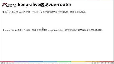 Day 07 #11 掌握vue router keep alive属性介绍