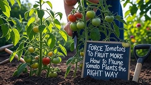 FORCE Tomatoes to FRUIT MORE   How to Prune Tomato Plants the RIGHT WAY