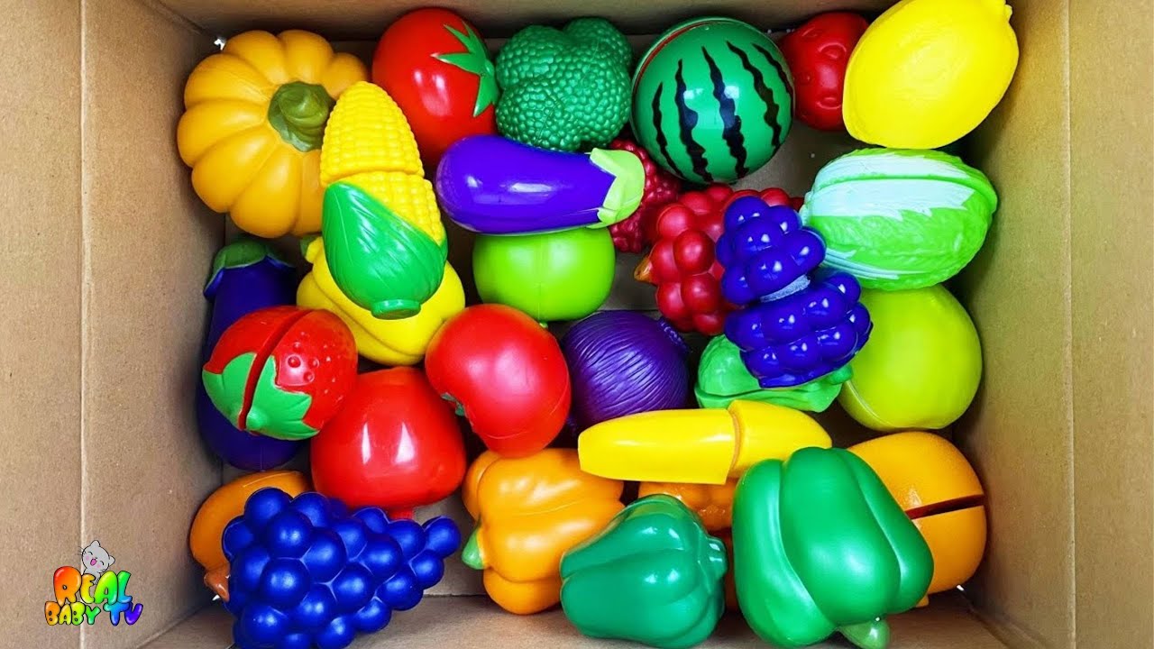 Μαθαίνουμε τα Φρούτα και τα Λαχανικά | Learn fruit and vegetables name | Video for Toddlers