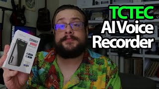 Unboxing the TCTEC AI Voice Recorder – ChatGPT Empowered for Smart Transcription!
