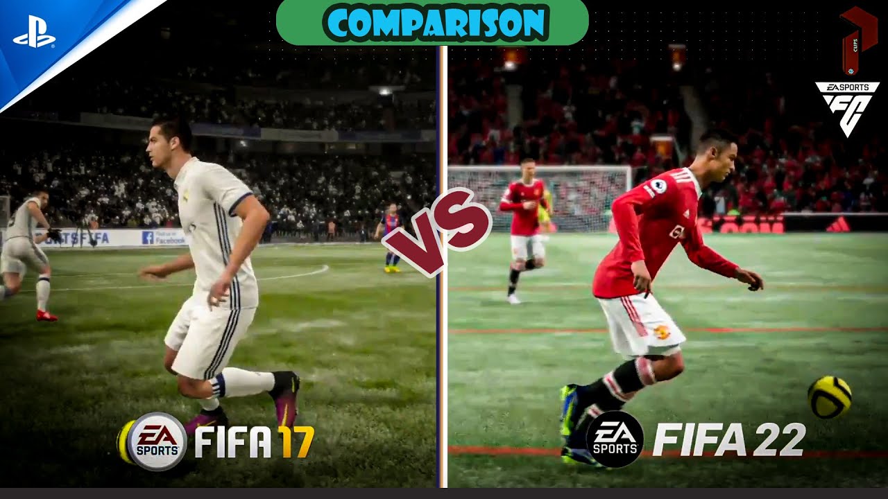 FIFA 17 vs FIFA 22 PS5 Comparison! (Gameplay, Graphics, Player Animation, and more!)