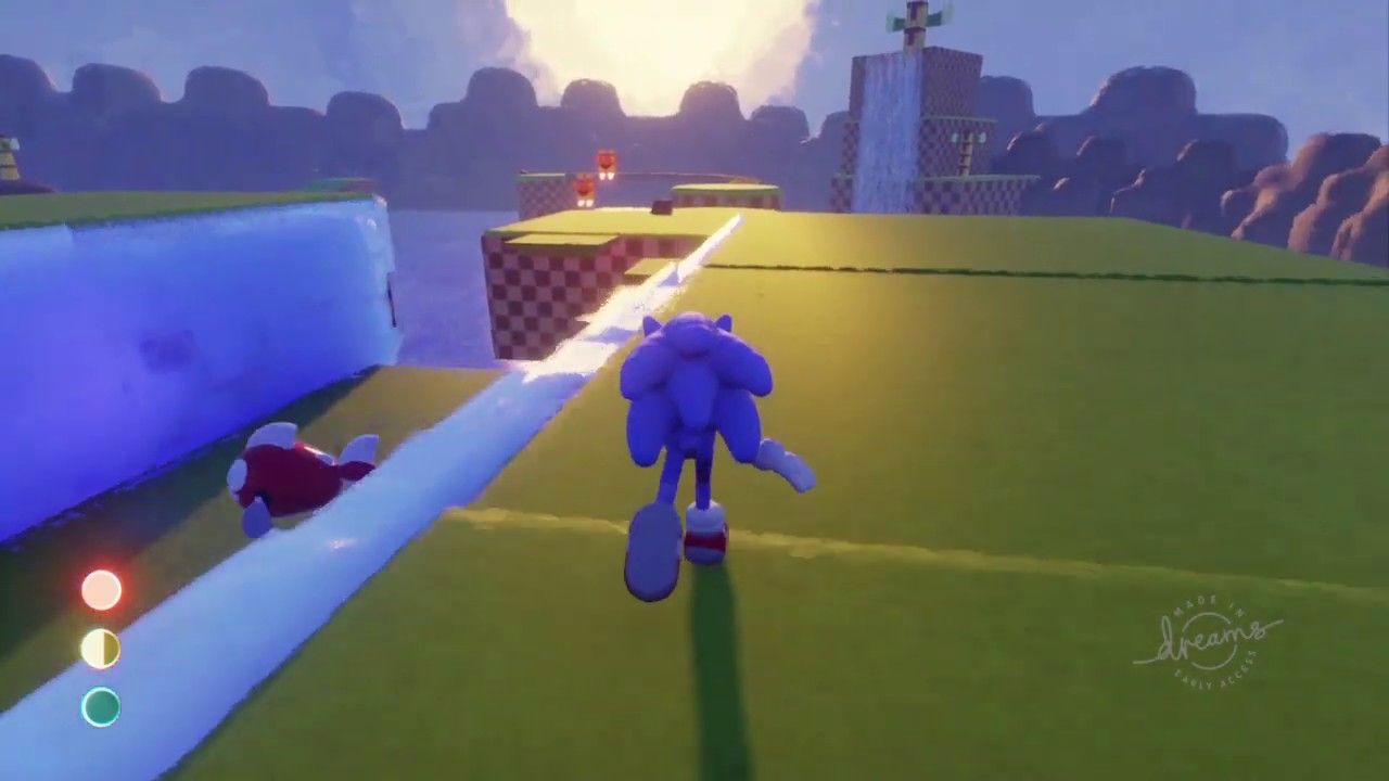Dreams PS4 Sonic Project   Green Hill WIP