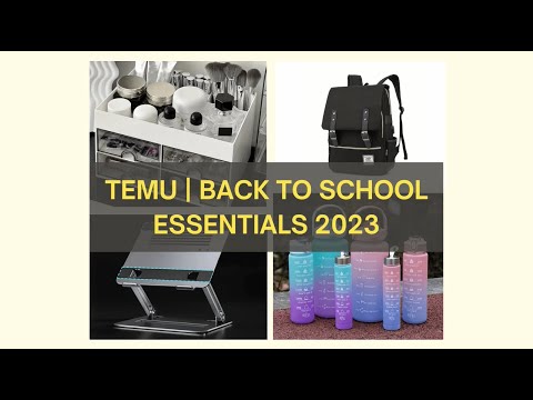 TEMU | Back To School Essentials 2023