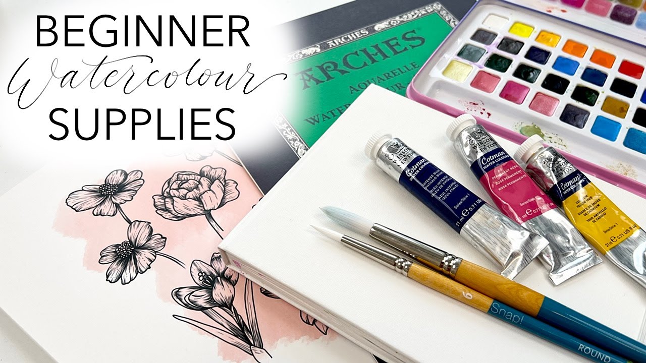 Best Beginner's guide to watercolor supplies - Print Me Some Color