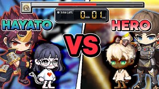 Maplestory Bossing 1v1 - Hero vs Hayato