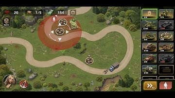 WWII Defense: RTS Army TD Game (mobile) Level 17 Walkthrough (Easy)