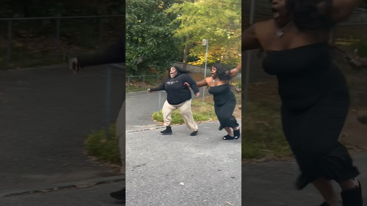 Фейковый розыгрыш с собакой заставил их бежать изо всех сил 😂😂😂 