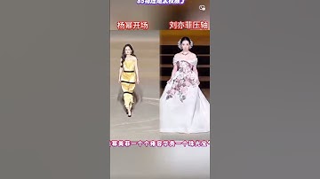 刘亦菲/杨幂 上海红毯惊艳！