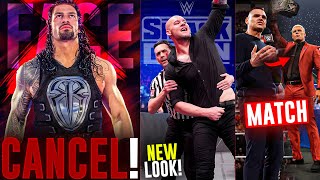 BABYFACE Roman RETURN CANCELLED ❌! PLANS CHANGE? Baron Corbin NEW LOOK | Cody Vs Gunther | WWE News