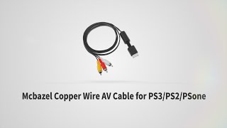 PS3 / PS2 / PS1 AV Cable