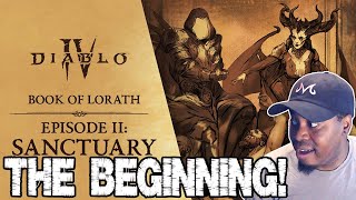 The Union of Inarius \& Lilith! Diablo IV | Book of Lorath - Episode 2: Sanctuary Reaction