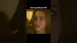#KartikAaryan HILARIOUSLY RAGEBAITS HIS BOSS #KritiSanon In The CAR 🤣#Shehzada #romcom
