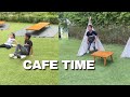 Nongkrong di Cafe banyak mainan ‼️ Zhafran Zian family Story