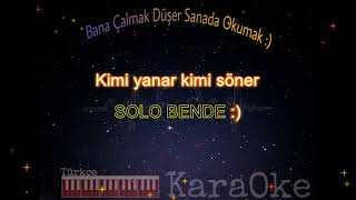 Kurban Oldugum Gelsene(Orhan Ölmez-Ceylan Koynat)Türkçe Piano Karaoke arebeks karaoke Resimi