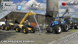 Spreading SLURRY on grass fields \& planting CORN | Calmsden Farm | Farming Simulator 22 | Episode 11