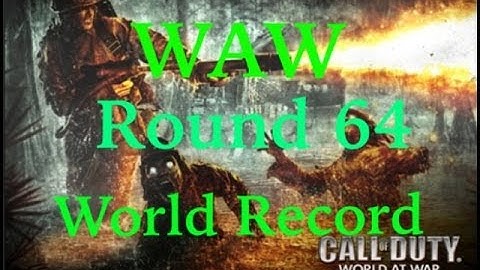 WAW: Shi No Numa Round 64 Coop World Record