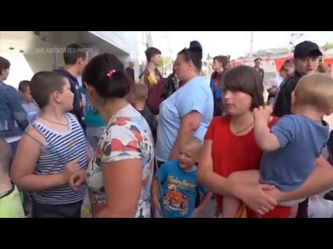 Russian TV: Evacuees flee Belgorod amid explosion