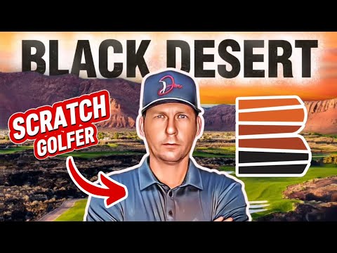 Scratch Golfer Faces OFF Against LAVA on Black Desert Golf Course