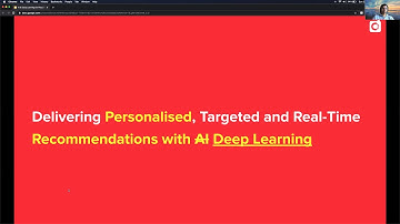 Deep Learning for Personalised Recommendations